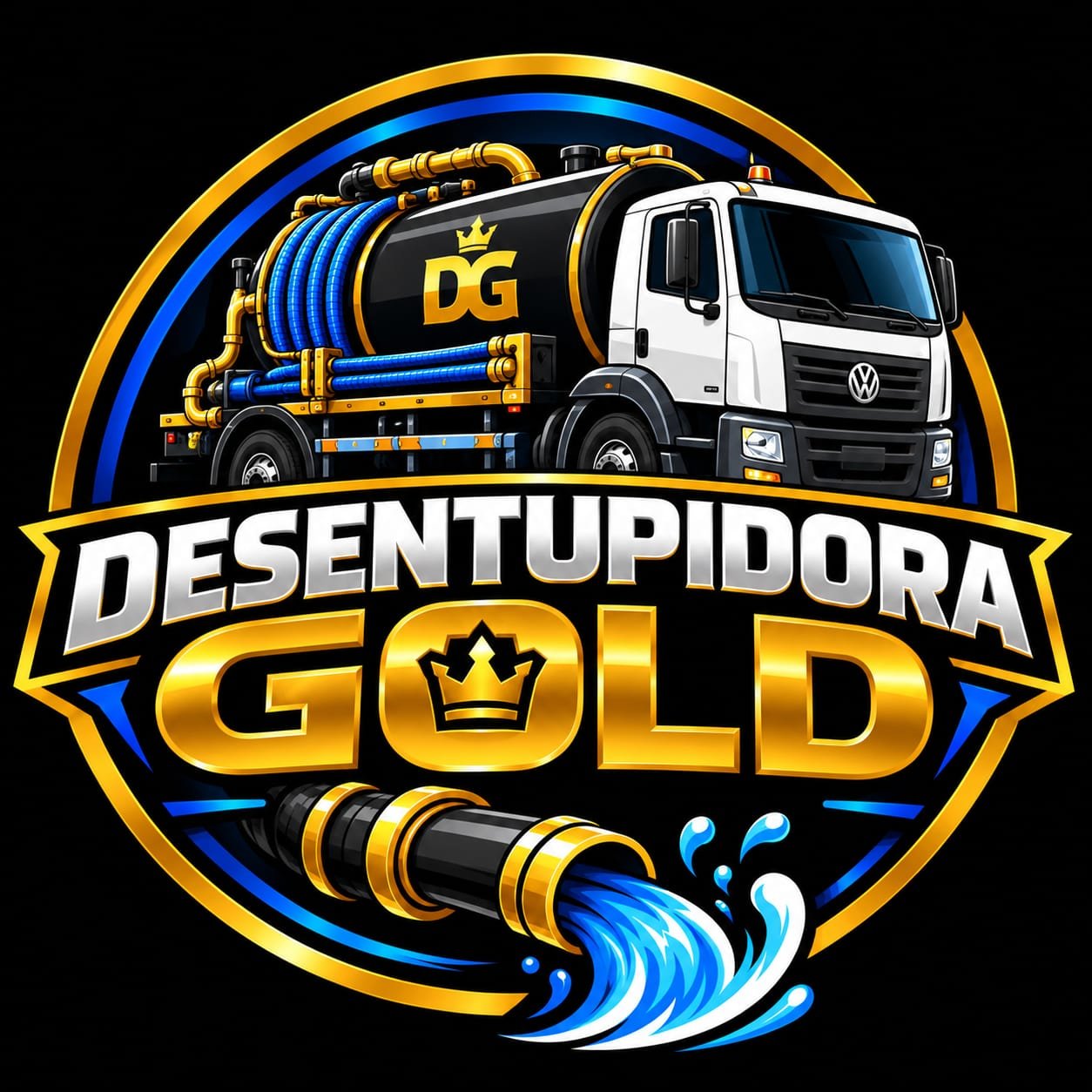 Logo da Desentupidora Gold